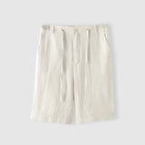 Hoogwaardige linnen shorts