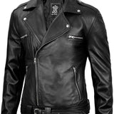 Apex Noir Leren Jas
