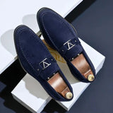 Suède herenloafers Verona