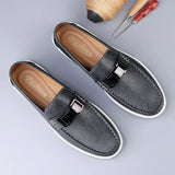 Luxe leren herenloafers