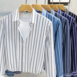 Elegante Gestreepte Overhemden voor Mannen