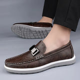 Luxe leren herenloafers