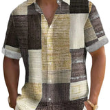 Elegante Patchwork Overhemd