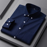 Heren Elegante Oxford Overhemd