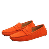 Casual suède herenloafers