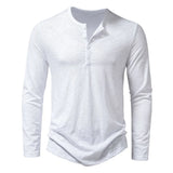 Polo shirt met lange mouwen van katoen