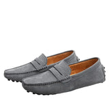 Casual suède herenloafers