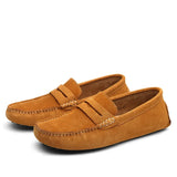 Casual suède herenloafers
