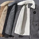 Elegante Corduroy Jacket met Fleece
