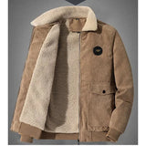 Elegante Corduroy Jacket met Fleece