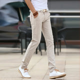 Slim Fit Linnenbroeken