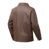 Elegante Leren Bomberjack