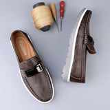 Luxe leren herenloafers