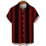 Gestreepte Korte Mouwen Zomer Shirt
