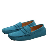 Casual suède herenloafers