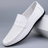 Klassieke leren herenloafers