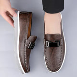 Luxe leren herenloafers