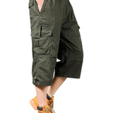 Lange Katoenen Cargo Shorts