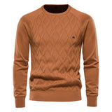 Herenpullover Theodor met ruitpatroon