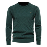 Herenpullover Theodor met ruitpatroon
