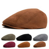 Cazel | Klassieke leren suède baret