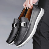 Luxe leren herenloafers