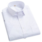 Korte mouwen zakelijke shirt