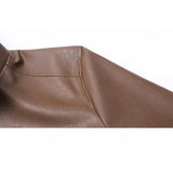 Elegante Leren Bomberjack