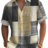 Elegante Patchwork Overhemd
