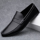 Klassieke leren herenloafers