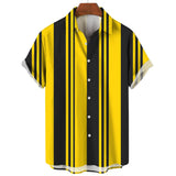 Gestreepte Korte Mouwen Zomer Shirt