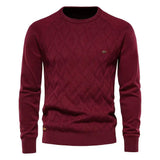 Herenpullover Theodor met ruitpatroon