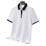 Marek - elegante polo met strepen