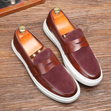 Leren herenloafers Napoli