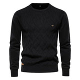 Herenpullover Theodor met ruitpatroon