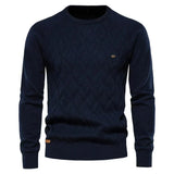 Herenpullover Theodor met ruitpatroon
