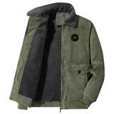 Elegante Corduroy Jacket met Fleece