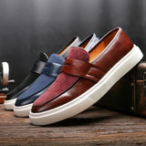 Leren herenloafers Napoli