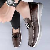 Luxe leren herenloafers