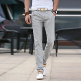 Slim Fit Linnenbroeken