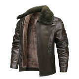Leren Fleece Jasje