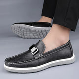 Luxe leren herenloafers