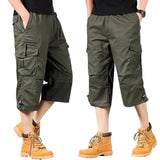 Lange Katoenen Cargo Shorts