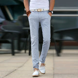 Slim Fit Linnenbroeken