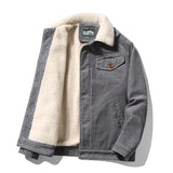 Winterjas van Fluwelen Materiaal
