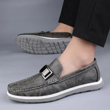 Luxe leren herenloafers