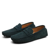 Casual suède herenloafers