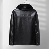 Leren Fleece Jasje