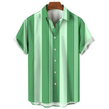 Gestreepte Korte Mouwen Zomer Shirt