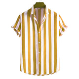 Gestreepte Korte Mouwen Zomer Shirt